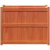 Odlingslåda vaxbrun 90x50x70 cm massiv furu vidaXL – miniatyr 5