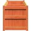 Odlingslåda vaxbrun 90x50x70 cm massiv furu vidaXL – miniatyr 6