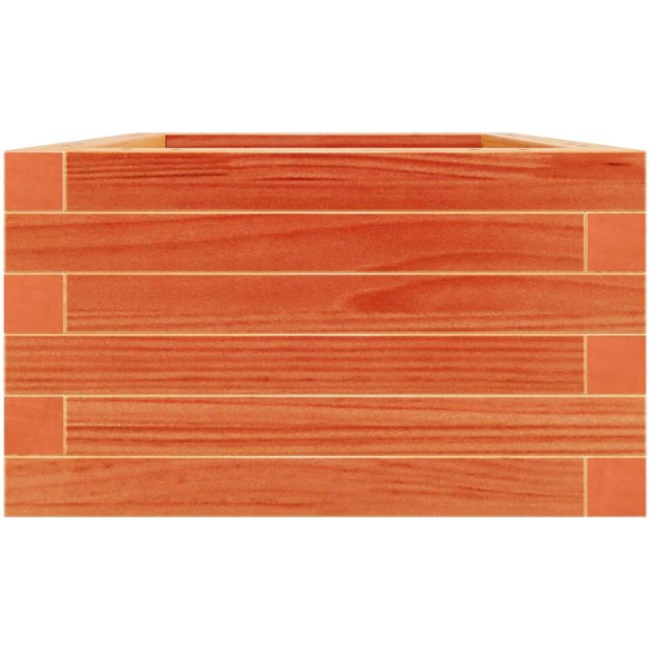 Odlingslåda vaxbrun massiv furu vidaXL 40 x 40 x 23 cm – bild 6