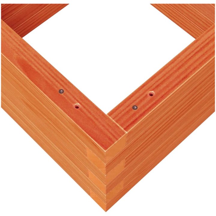 Odlingslåda vaxbrun massiv furu vidaXL 40 x 40 x 23 cm – bild 8