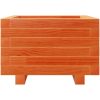 Odlingslåda vaxbrun massiv furu vidaXL 40 x 40 x 26.5 cm – miniatyr 5