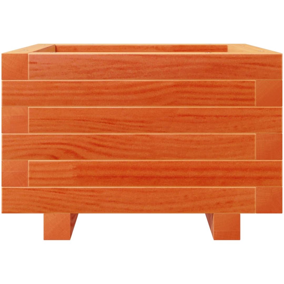 Odlingslåda vaxbrun massiv furu vidaXL 40 x 40 x 26.5 cm – bild 5