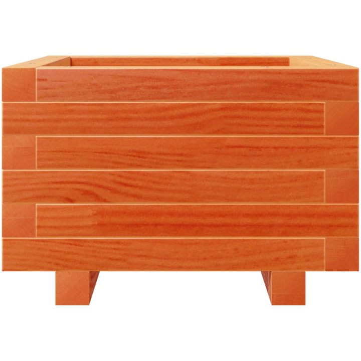 Odlingslåda vaxbrun massiv furu vidaXL 40 x 40 x 26.5 cm – bild 5