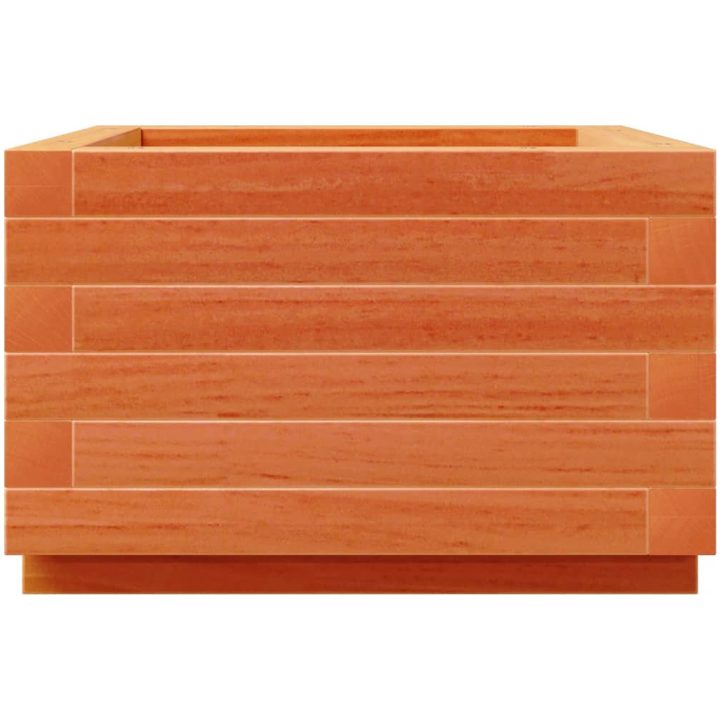 Odlingslåda vaxbrun massiv furu vidaXL 40 x 40 x 26.5 cm – bild 6
