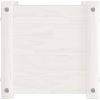 Odlingslåda vit 31x31x31 cm massiv furu vidaXL – miniatyr 5