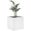 Odlingslåda vit 40x40x40 cm konstruerat trä vidaXL – miniatyr 4