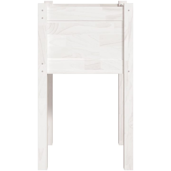 Odlingslåda vit 40x40x70 cm massiv furu vidaXL – bild 4