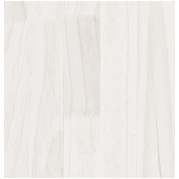 Odlingslåda vit 50x50x70 cm massiv furu vidaXL – bild 6