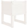 Odlingslåda vit massiv furu vidaXL 40 x 40 x 52.5 cm – miniatyr 2