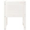 Odlingslåda vit massiv furu vidaXL 40 x 40 x 52.5 cm – miniatyr 4