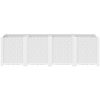 Odlingslåda vit PP vidaXL 160 x 40 x 53 cm – miniatyr 3