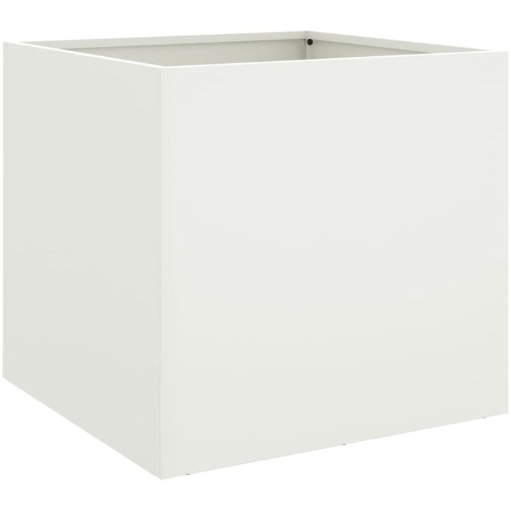 Odlingslåda vit stål vidaXL 42 x 40 x 39 cm – bild 6
