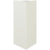 Odlingslåda vit triangulär stål vidaXL 40 x 34.5 x 70 cm – miniatyr 2