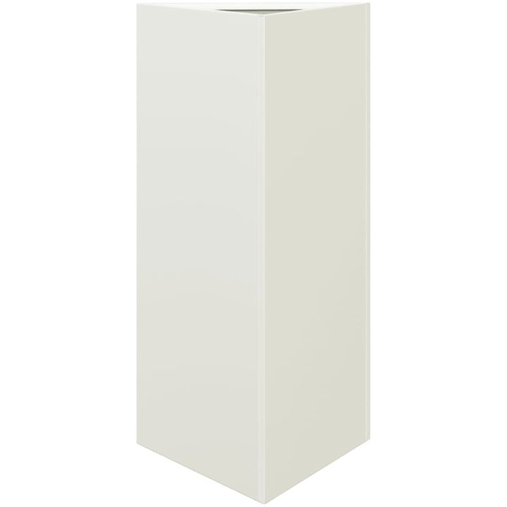 Odlingslåda vit triangulär stål vidaXL 40 x 34.5 x 70 cm – bild 2