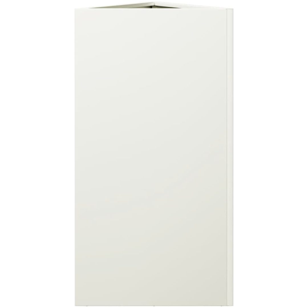 Odlingslåda vit triangulär stål vidaXL 40 x 34.5 x 70 cm – bild 5