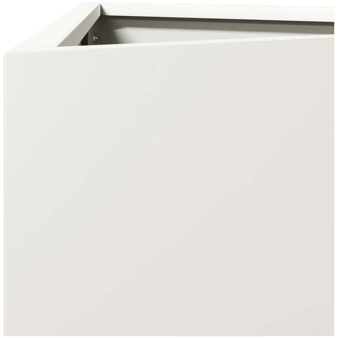 Odlingslåda vit triangulär stål vidaXL 40 x 34.5 x 70 cm – bild 7