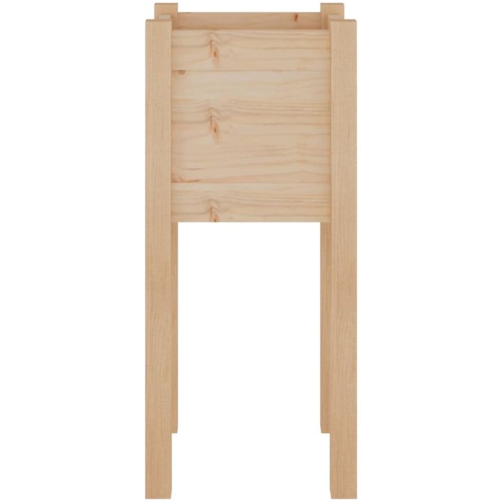 Odlingslådor 2 st 31x31x70 cm massiv furu vidaXL – bild 5