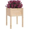Odlingslådor 2 st 50x50x70 cm massiv furu vidaXL – miniatyr 3