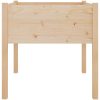 Odlingslådor 2 st 70x70x70 cm massiv furu vidaXL – miniatyr 5