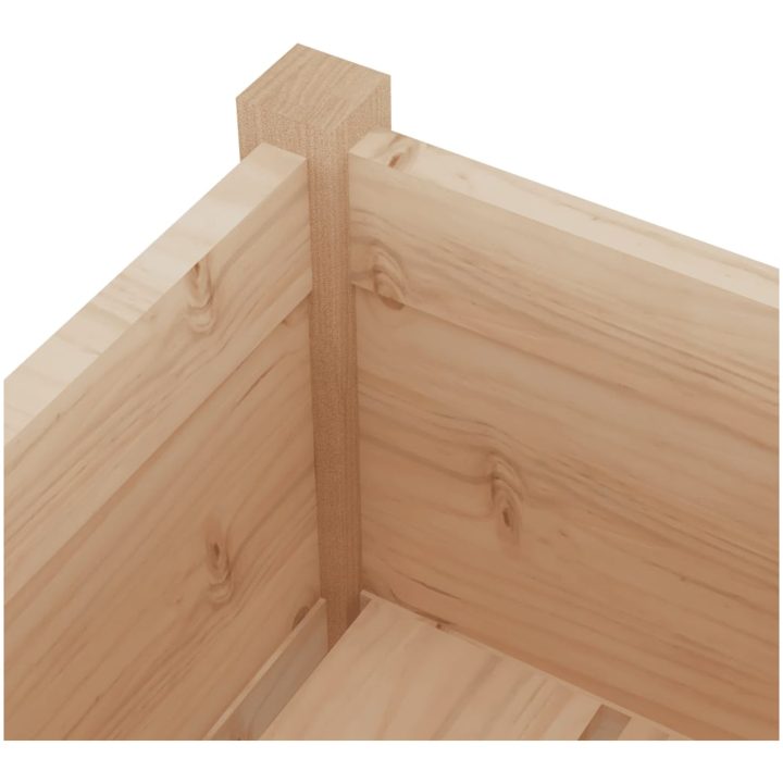 Odlingslådor 2 st 70x70x70 cm massiv furu vidaXL – bild 6