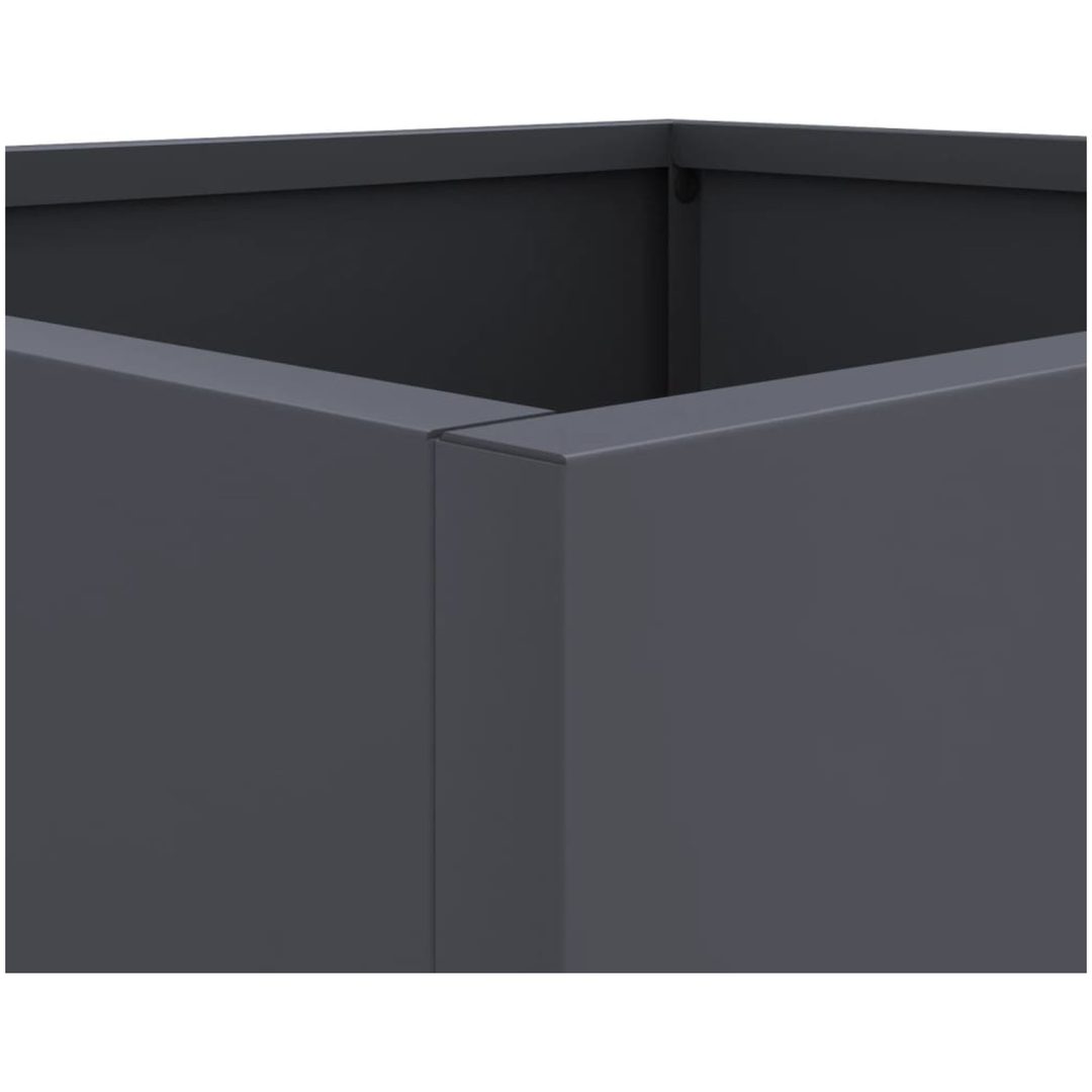 Odlingslådor 2 st antracit stål vidaXL 32 x 30 x 29 cm – bild 9