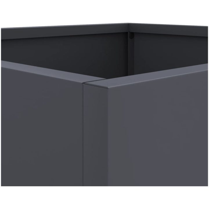 Odlingslådor 2 st antracit stål vidaXL 32 x 30 x 29 cm – bild 9