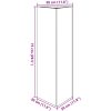Odlingslådor 2 st antracit triangulär stål vidaXL 30 x 26 x 75 cm – miniatyr 12