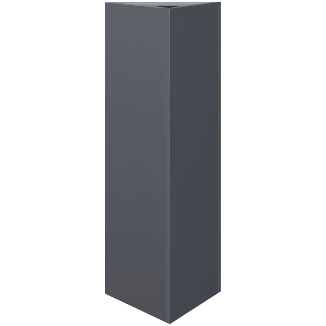 Odlingslådor 2 st antracit triangulär stål vidaXL 30 x 26 x 75 cm – bild 5