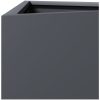 Odlingslådor 2 st antracit triangulär stål vidaXL 30 x 26 x 75 cm – miniatyr 9