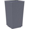 Odlingslådor 2 st blågrå 32,5x32,5x57 cm PP vidaXL – miniatyr 4