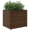 Odlingslådor 2 st brun konstrotting vidaXL 36 x 30 x 32 cm – miniatyr 4