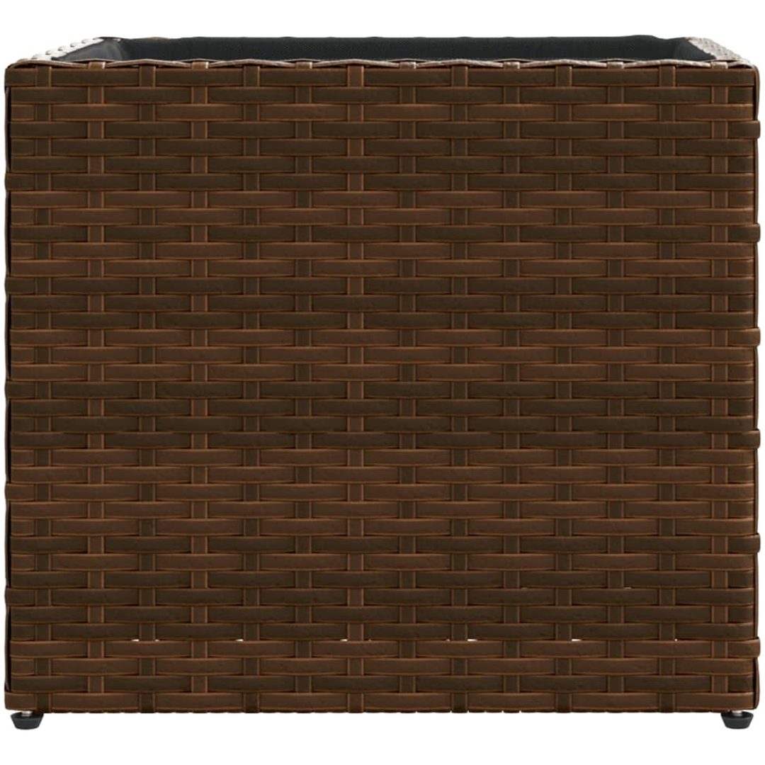 Odlingslådor 2 st brun konstrotting vidaXL 36 x 30 x 32 cm – bild 6