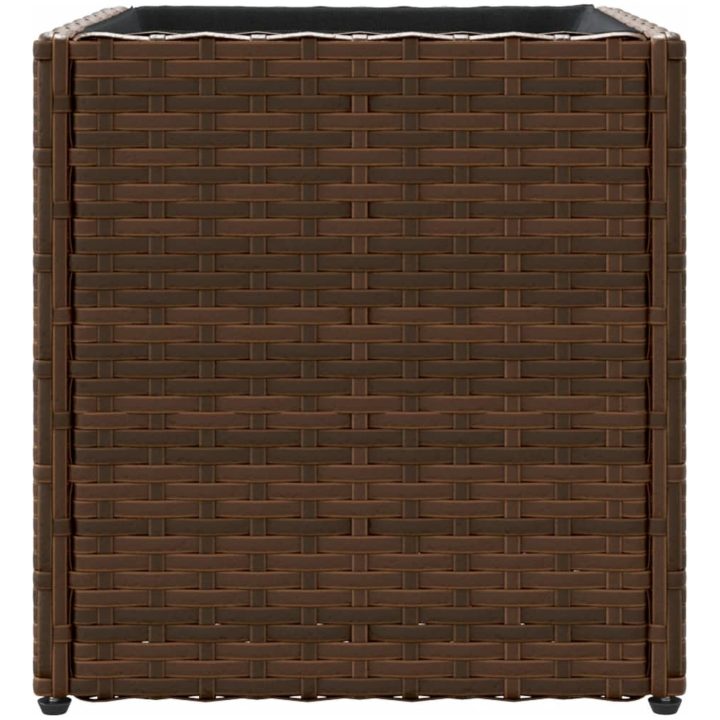 Odlingslådor 2 st brun konstrotting vidaXL 36 x 30 x 32 cm – bild 7