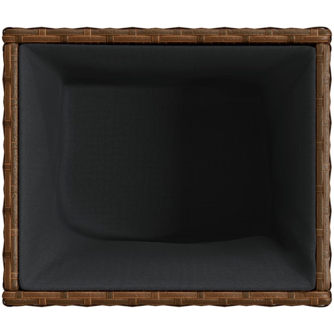 Odlingslådor 2 st brun konstrotting vidaXL 36 x 30 x 32 cm – bild 9