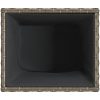 Odlingslådor 2 st grå konstrotting vidaXL 36 x 30 x 32 cm – miniatyr 9