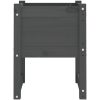 Odlingslådor 2 st grå massiv furu vidaXL 40 x 40 x 52.5 cm – miniatyr 5