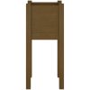 Odlingslådor 2 st honungsbrun 31x31x70 cm massiv furu vidaXL – miniatyr 5