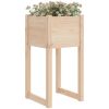 Odlingslådor 2 st massiv furu vidaXL 40 x 40 x 81 cm – miniatyr 3