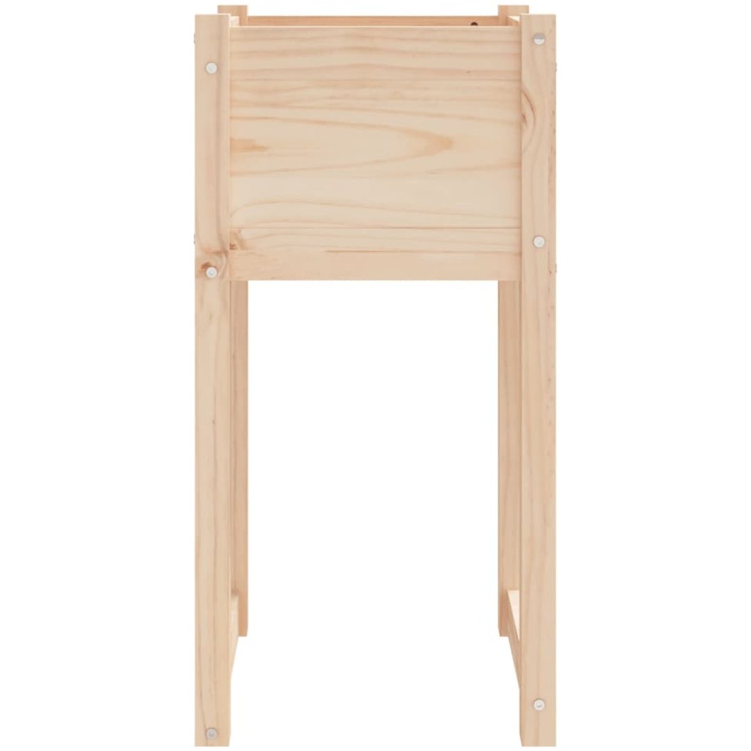 Odlingslådor 2 st massiv furu vidaXL 40 x 40 x 81 cm – bild 5