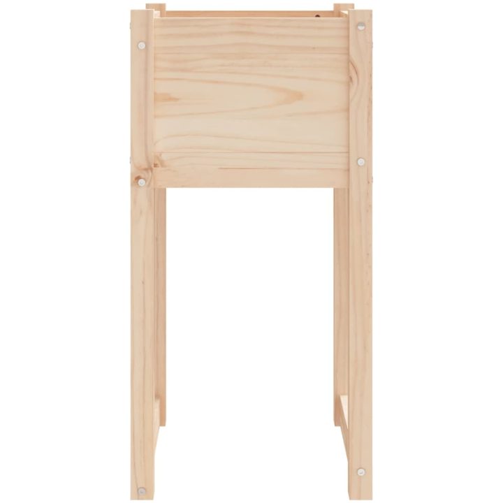 Odlingslådor 2 st massiv furu vidaXL 40 x 40 x 81 cm – bild 5