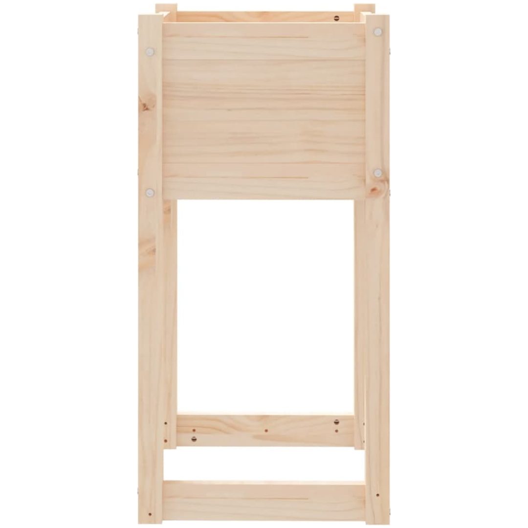 Odlingslådor 2 st massiv furu vidaXL 40 x 40 x 81 cm – bild 6