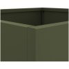 Odlingslådor 2 st olivgrön stål vidaXL 32 x 30 x 29 cm – miniatyr 9