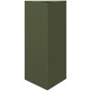 Odlingslådor 2 st olivgrön triangulär stål vidaXL 40 x 34.5 x 70 cm – miniatyr 5