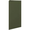 Odlingslådor 2 st olivgrön triangulär stål vidaXL 40 x 34.5 x 70 cm – miniatyr 6