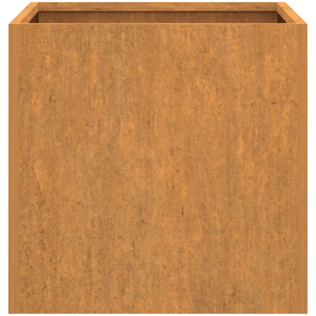 Odlingslådor 2 st rosttrögt stål vidaXL 32 x 30 x 29 cm – bild 7