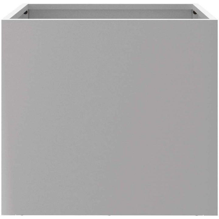 Odlingslådor 2 st silver galvaniserat stål vidaXL 32 x 30 x 29 cm – bild 5