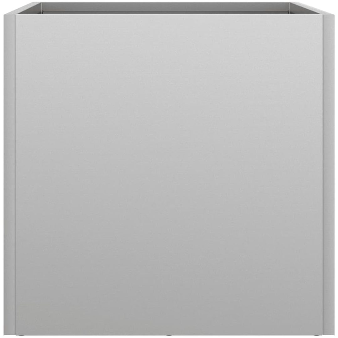 Odlingslådor 2 st silver galvaniserat stål vidaXL 32 x 30 x 29 cm – bild 7