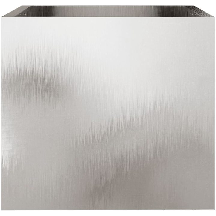 Odlingslådor 2 st silver rostfritt stål vidaXL 32 x 30 x 29 cm – bild 5