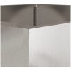 Odlingslådor 2 st silver rostfritt stål vidaXL 32 x 30 x 29 cm – miniatyr 9