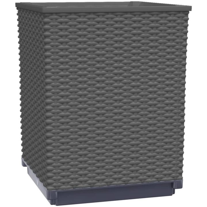 Odlingslådor 2 st svart 30x30x37 cm polypropylen vidaXL – bild 4